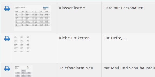 Druckvorlagen